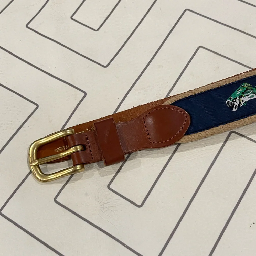 Leather Man Ltd. Big Mouth Bass Belt